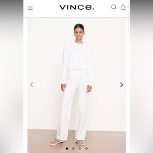 Vince off white pants - new with tags